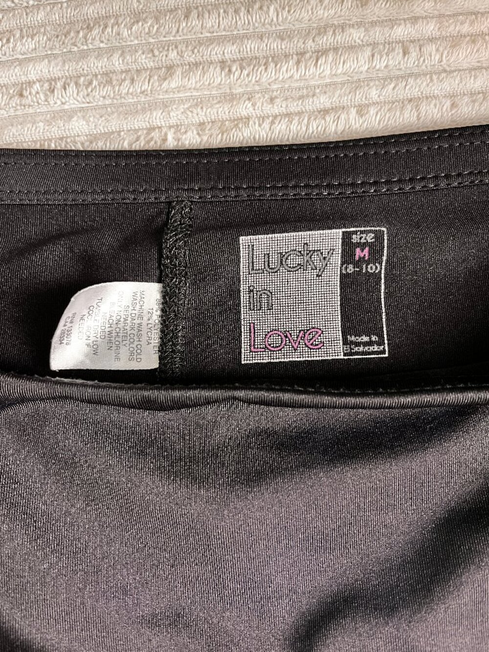 Lucky in Love Black Textured Pleated Skort - Picture 5 of 7